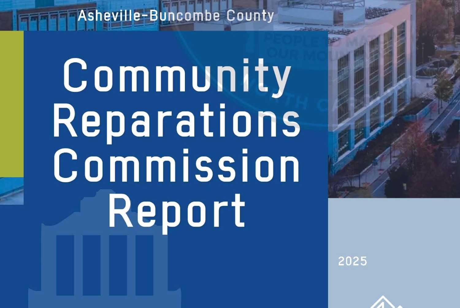 Cover page of Community Reparations Commission final report
