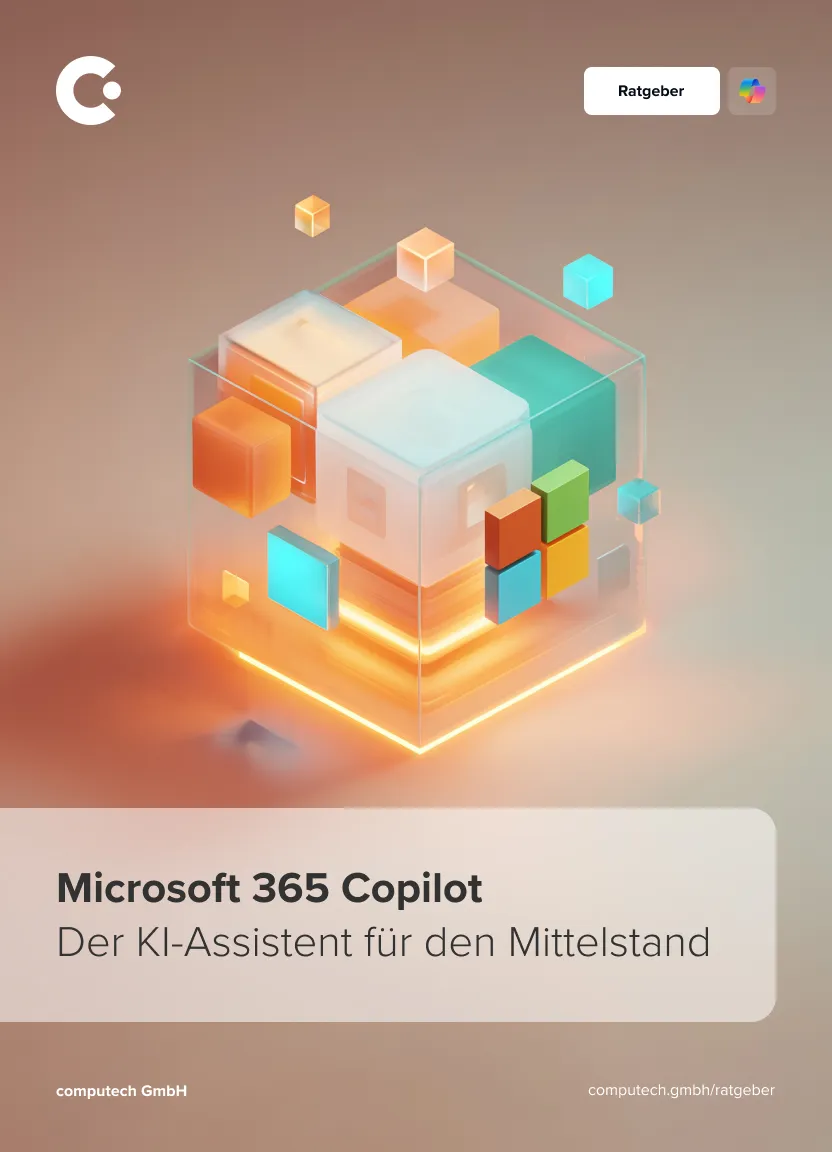 Cover-Grafik des Ratgebers zu Microsoft 365 Copilot