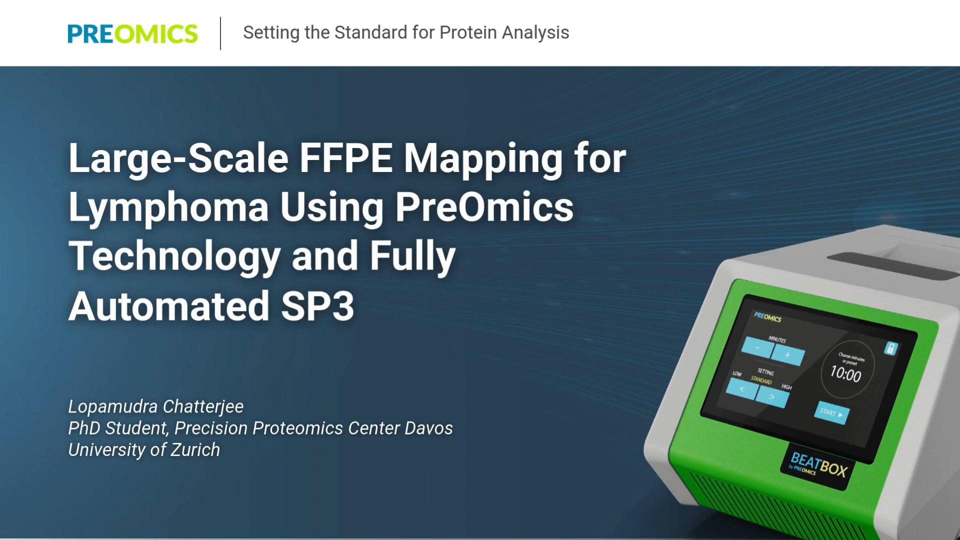 Large-Scale FFPE Mapping for Lymphoma Using PreOmics Technology and Fully Automated SP3