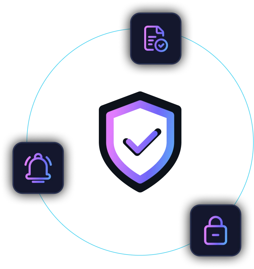 Diagram showing multiple expense entries from apps like Uber Eats, Google, and Starbucks converging into a central software, which then connects to accounting platforms QuickBooks, Xero, and Sage.