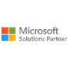 Microsoft Solutions Partner emblem featuring the Microsoft four-color window symbol followed by the text 'Microsoft Solutions Partner'.