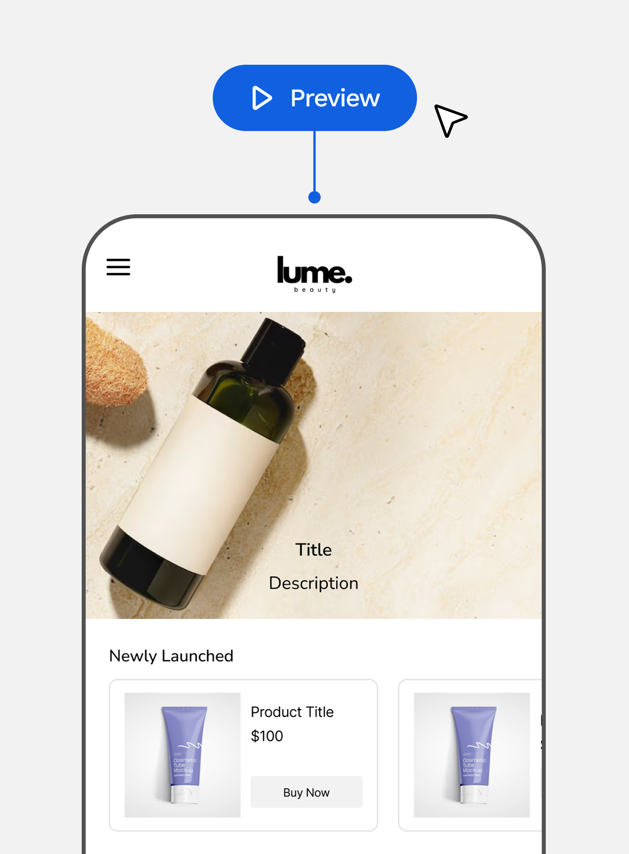 iPhone mockup
