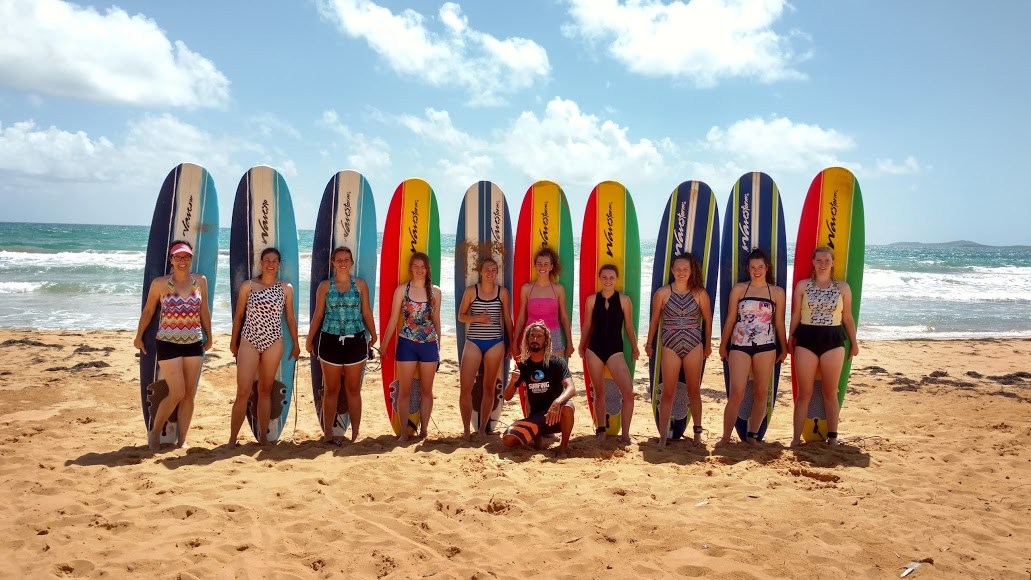 Surfing Puerto Rico business image