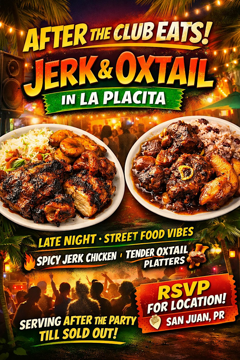 Jerk Chicken & Oxtail: The Official Let-Out Feed
