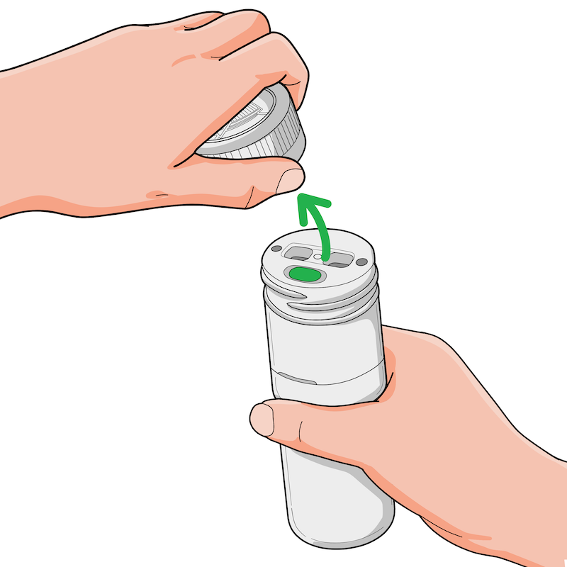 Pill Connect Dispenser attaching