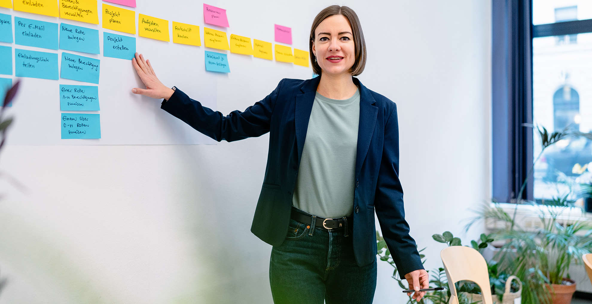 Katharina Liedl hält einen Workshop