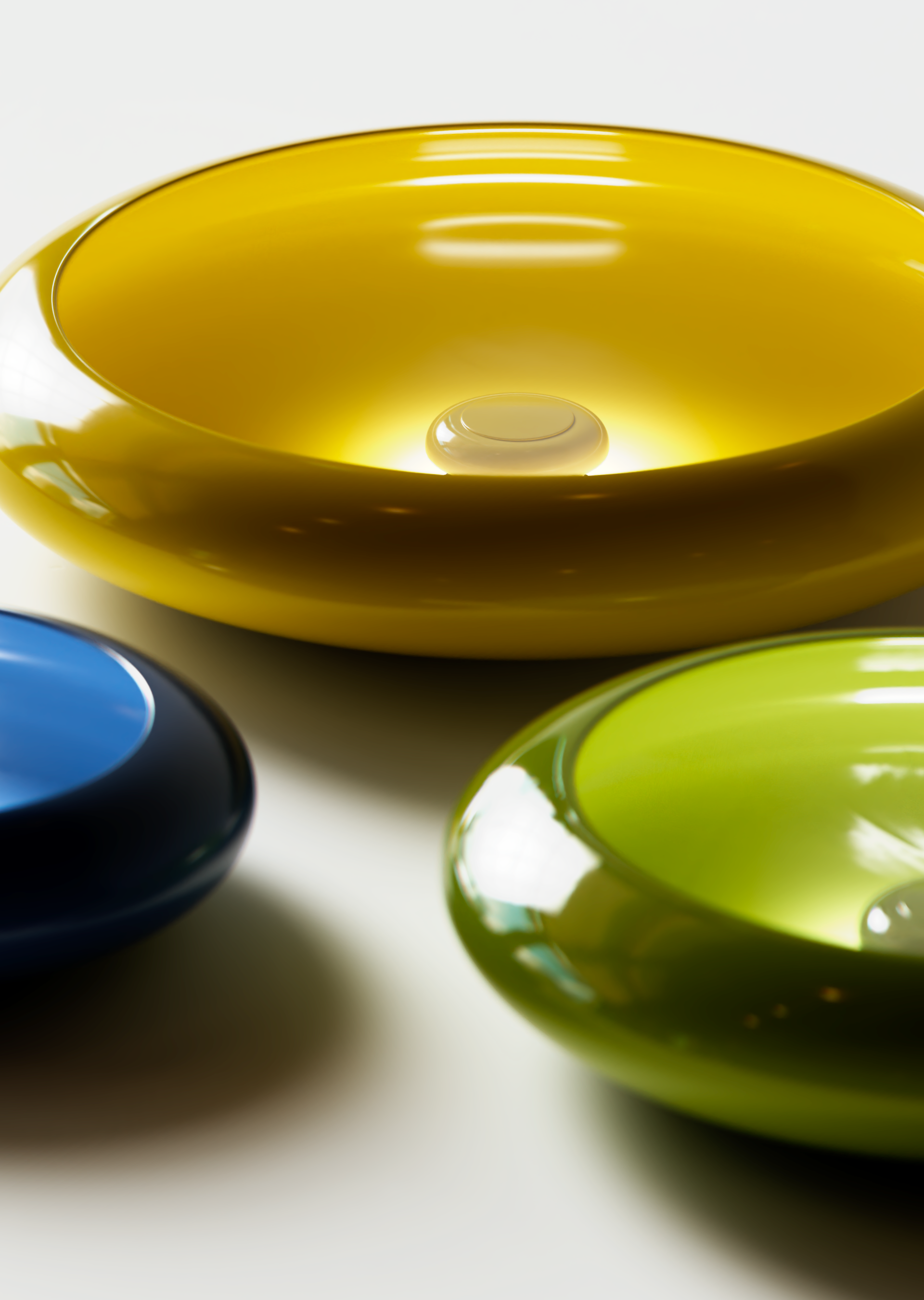 Abstract close-up of delicate, curved, multicolored light trails against a black background.