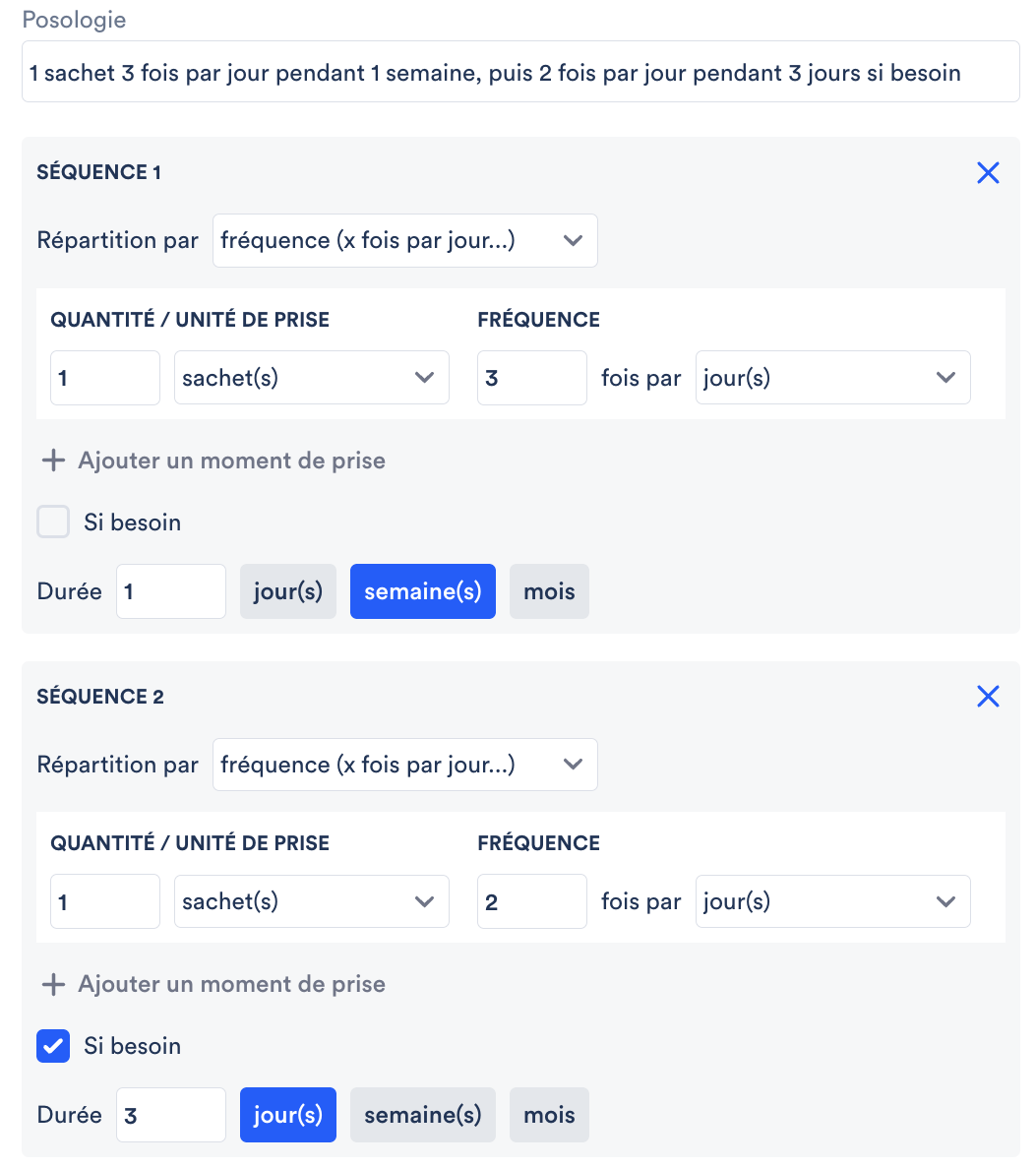 Free-text posology structuration by Posos