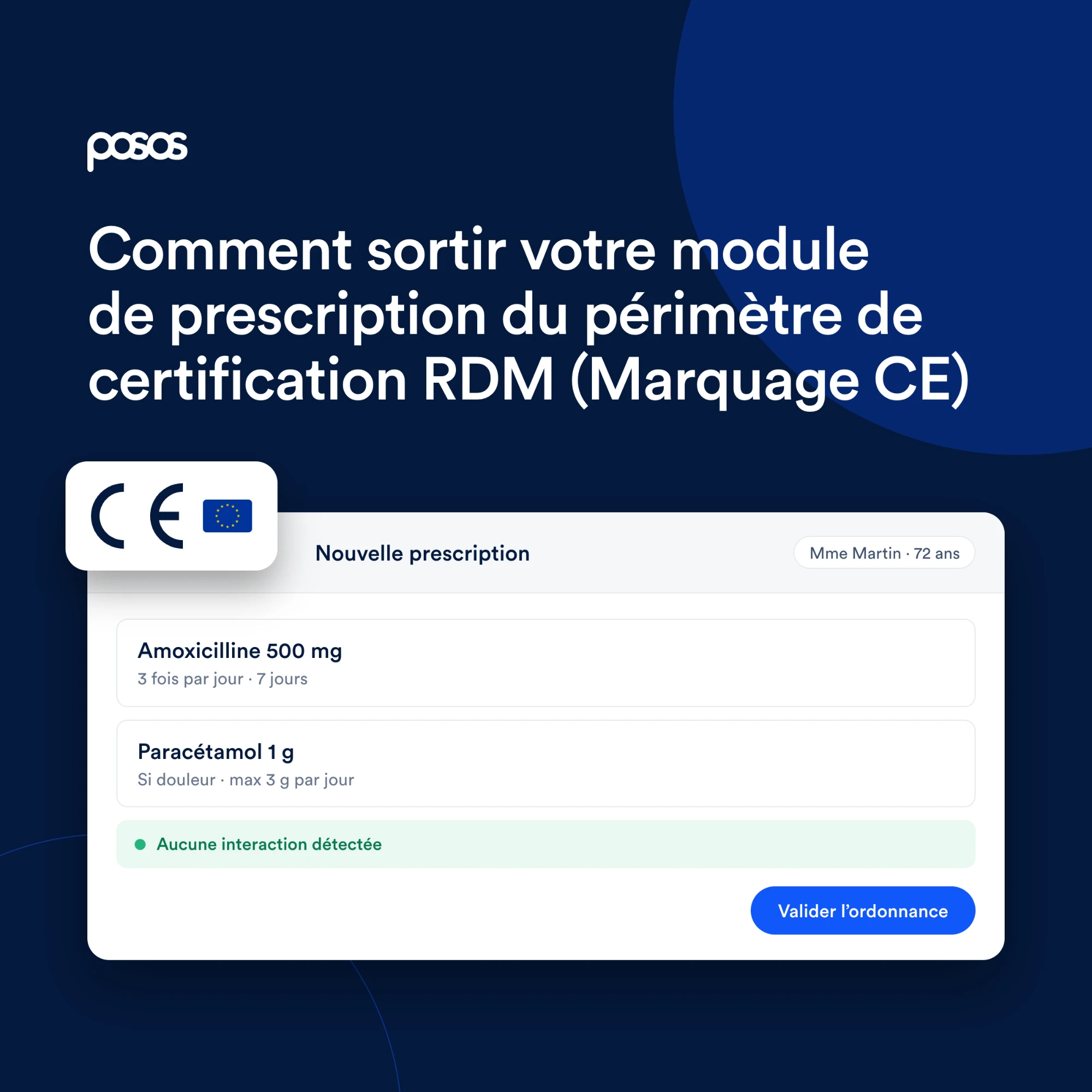 Comment sortir votre module de prescription du périmètre de certification RDM (Marquage CE)