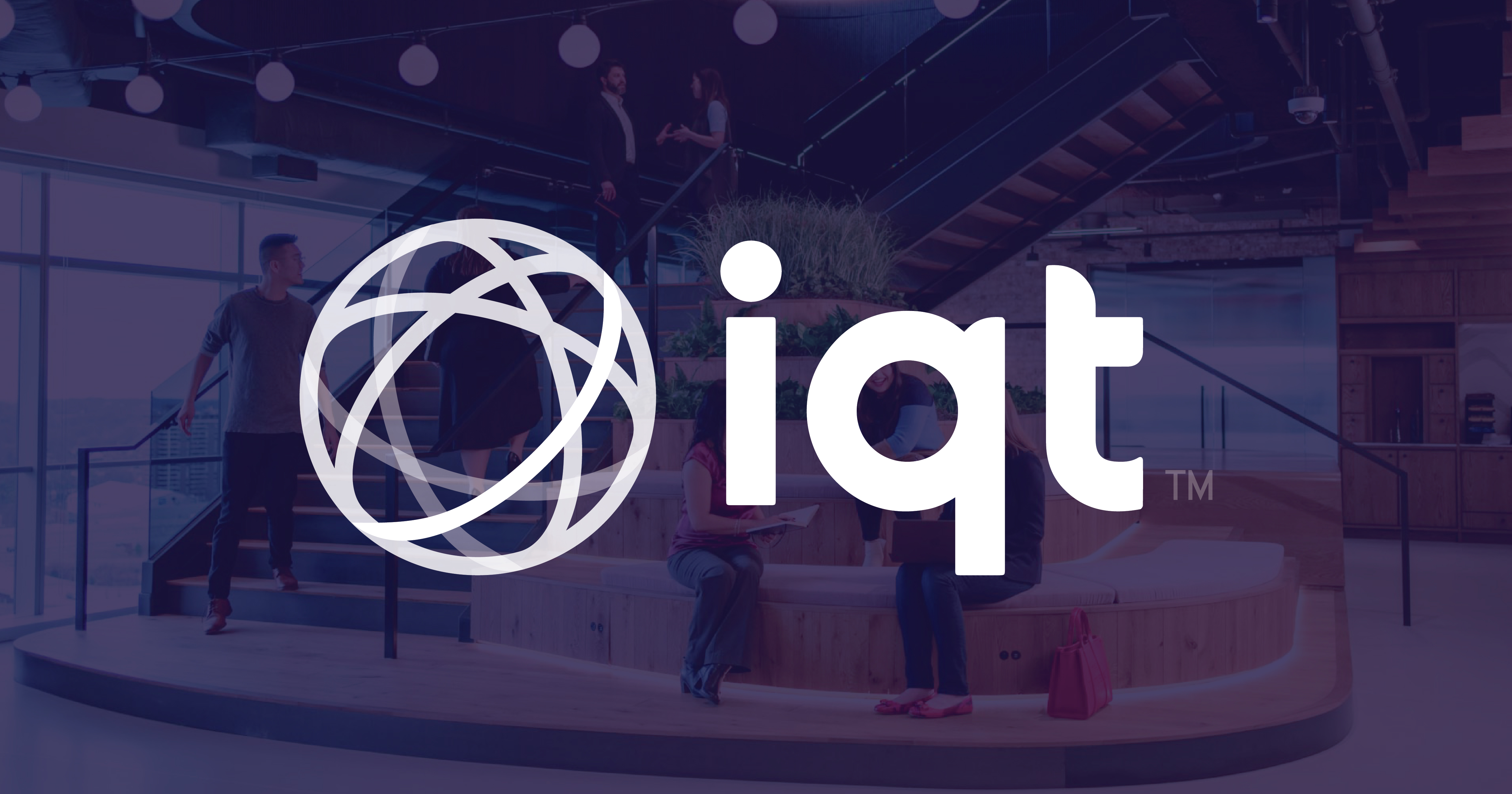 Header image of logo and office background