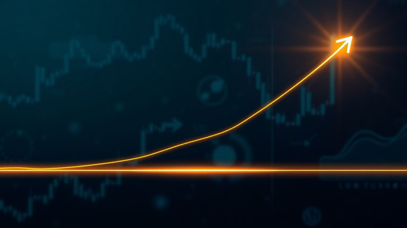 Fibonacci extension levels on a price chart.