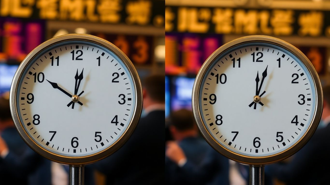 Options trading hours clock faces
