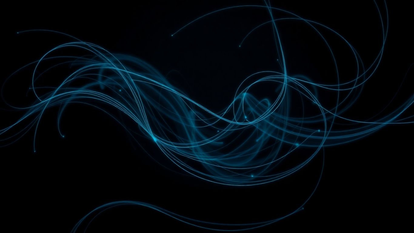 Abstract visual of swirling lines