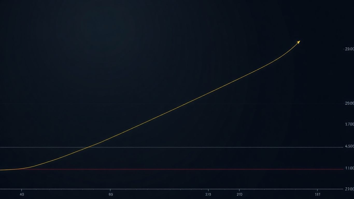 Fibonacci extension levels on a dark trading chart.