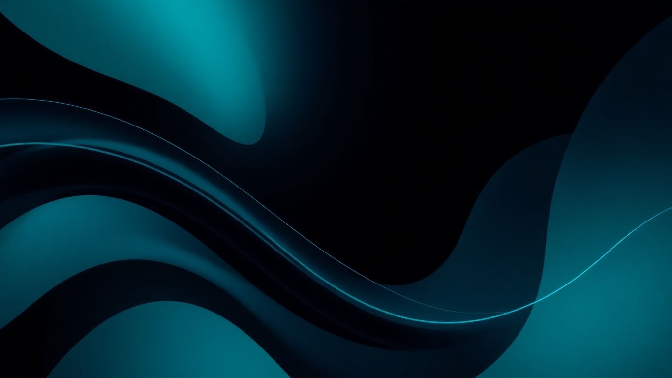 Abstract financial growth with flowing lines.