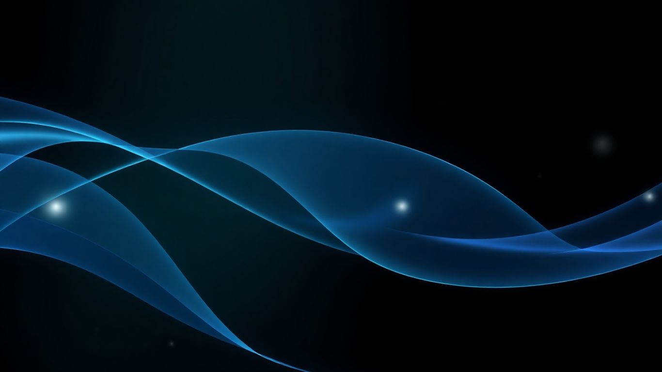 Abstract lines and shapes on a dark background.