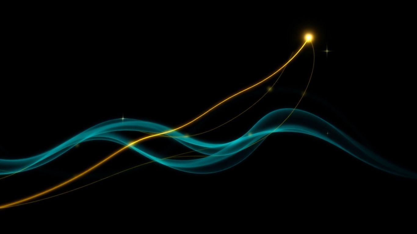 Abstract upward financial momentum visualization