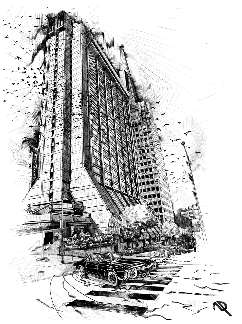 Roll Out China Banks - Procreate - 2024