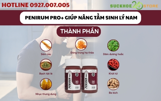 Thành phần độc đáo và công dụng nổi bật của Penirum Pro+