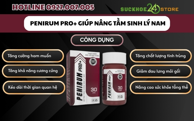 Công dụng của từng thành phần trong Penirum Pro