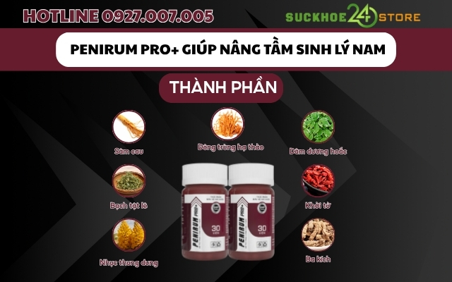 Thành phần Penirum Pro+ gồm những gì?