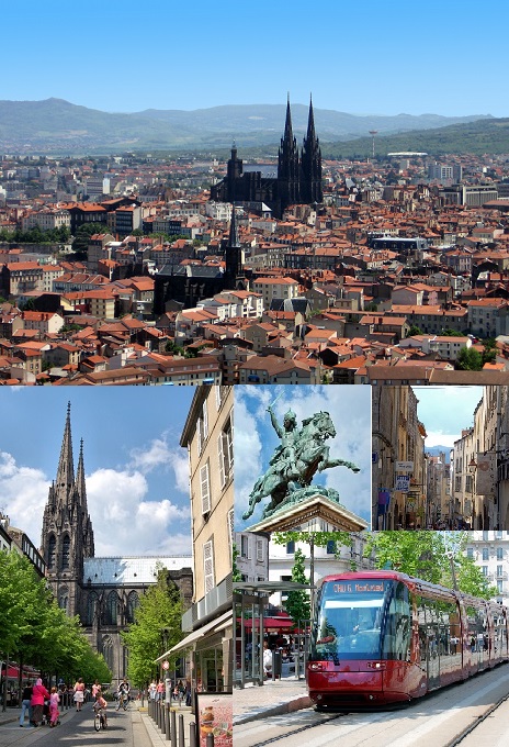 Il s'agit d'une photo de la ville Clermont Ferrand.
