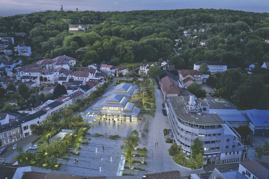 Il s'agit d'une photo de la ville Taverny.