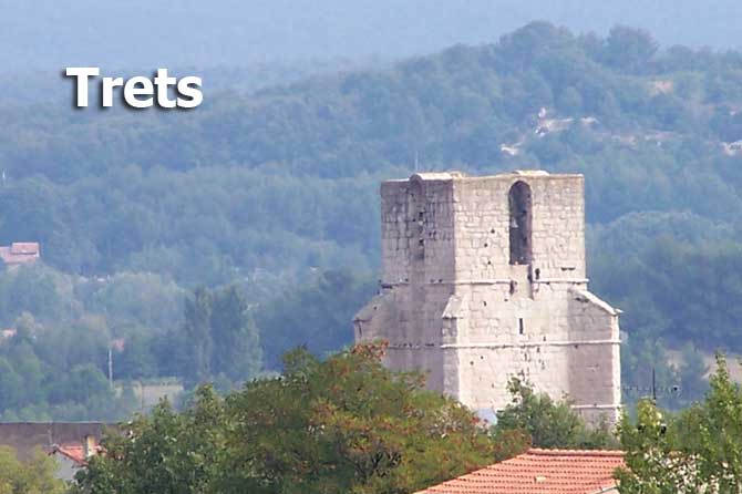 Il s'agit d'une photo de la ville Trets.