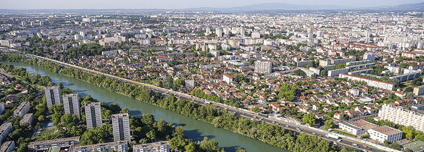 Il s'agit d'une photo de la ville Villeurbanne.