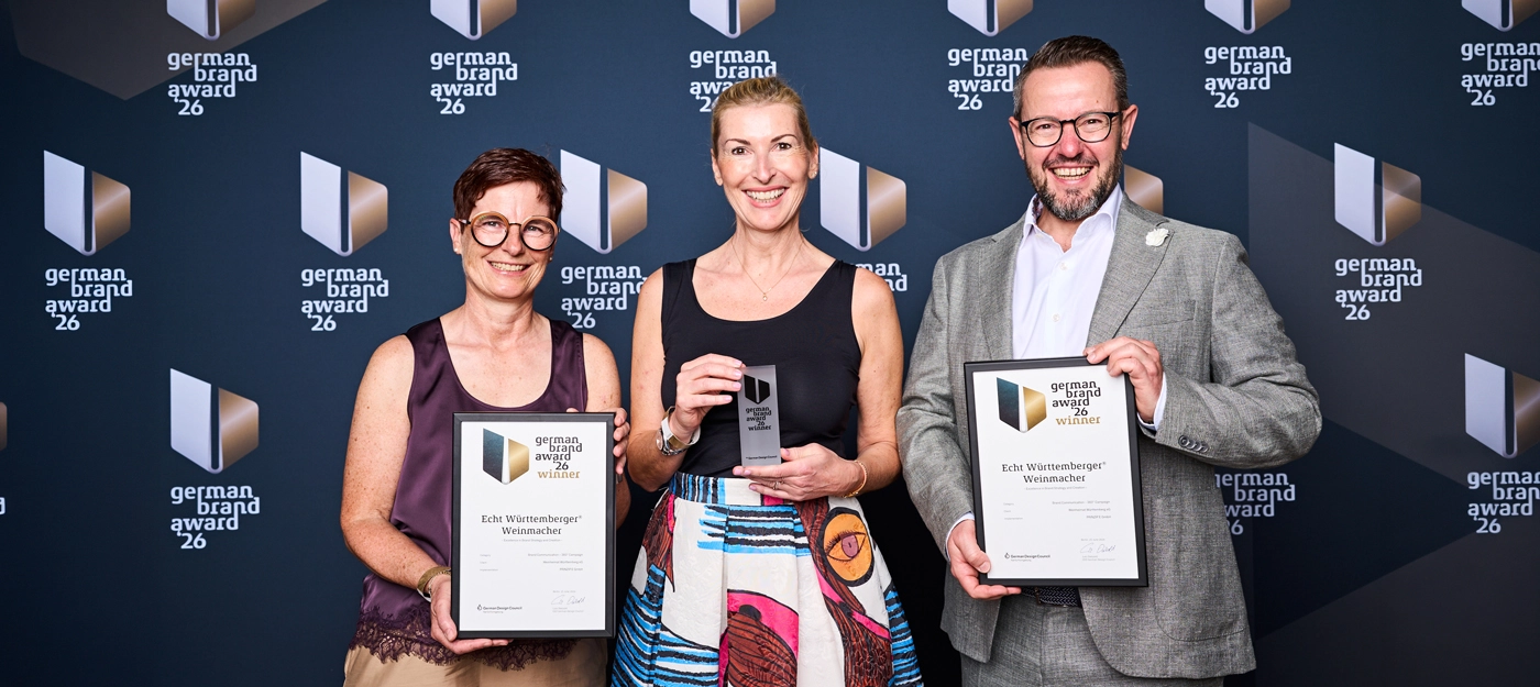 Prinzip E Gewinner German Brand Award 2026