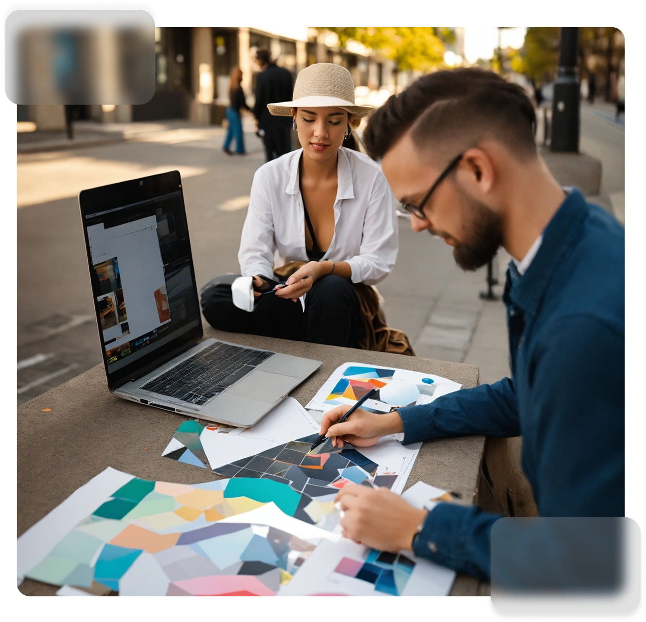 Diagram of Frontfundr's Press and Media team