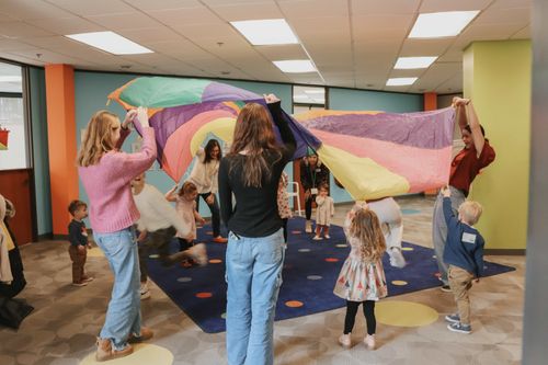 kids looking at the camera