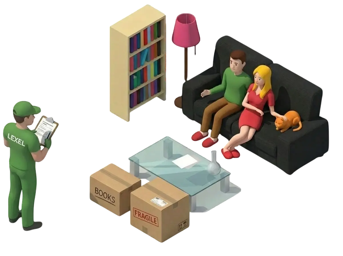 We carefully assess your job size and complexity by collecting all the information prior to the move.