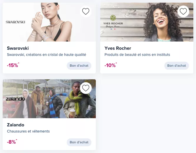 the corner boursorama liste cashback mode swarovski yves rocher zalando