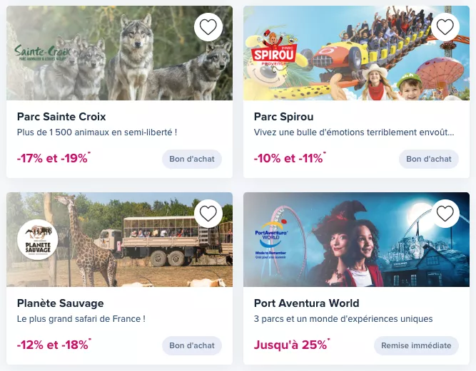 the corner boursorama liste cashback parc sainte croix spirou planete sauvage aventura world