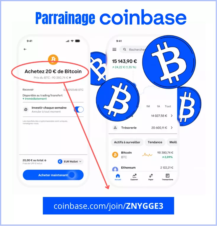 coinbase parrainage