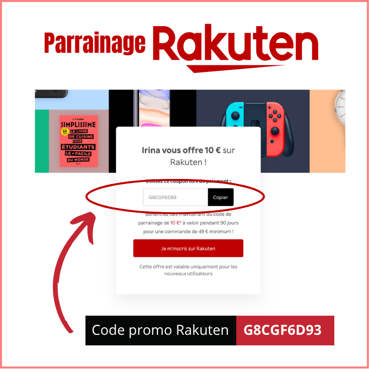 rakuten parrainage