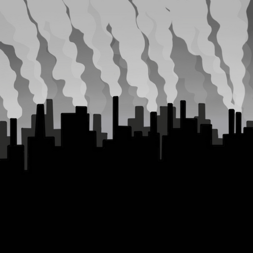 Toxic City background for the ESCAPE game roadmap