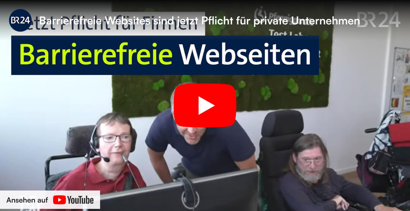 YouTube-Link zum Video üer Barrierefreie Webseiten