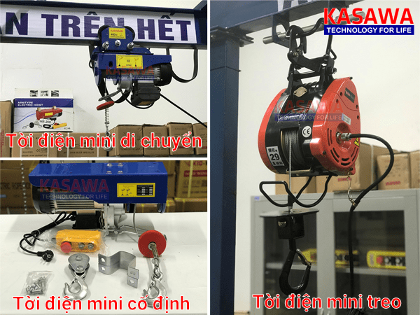 tời điện treo mini sử dụng trong cuộc sống