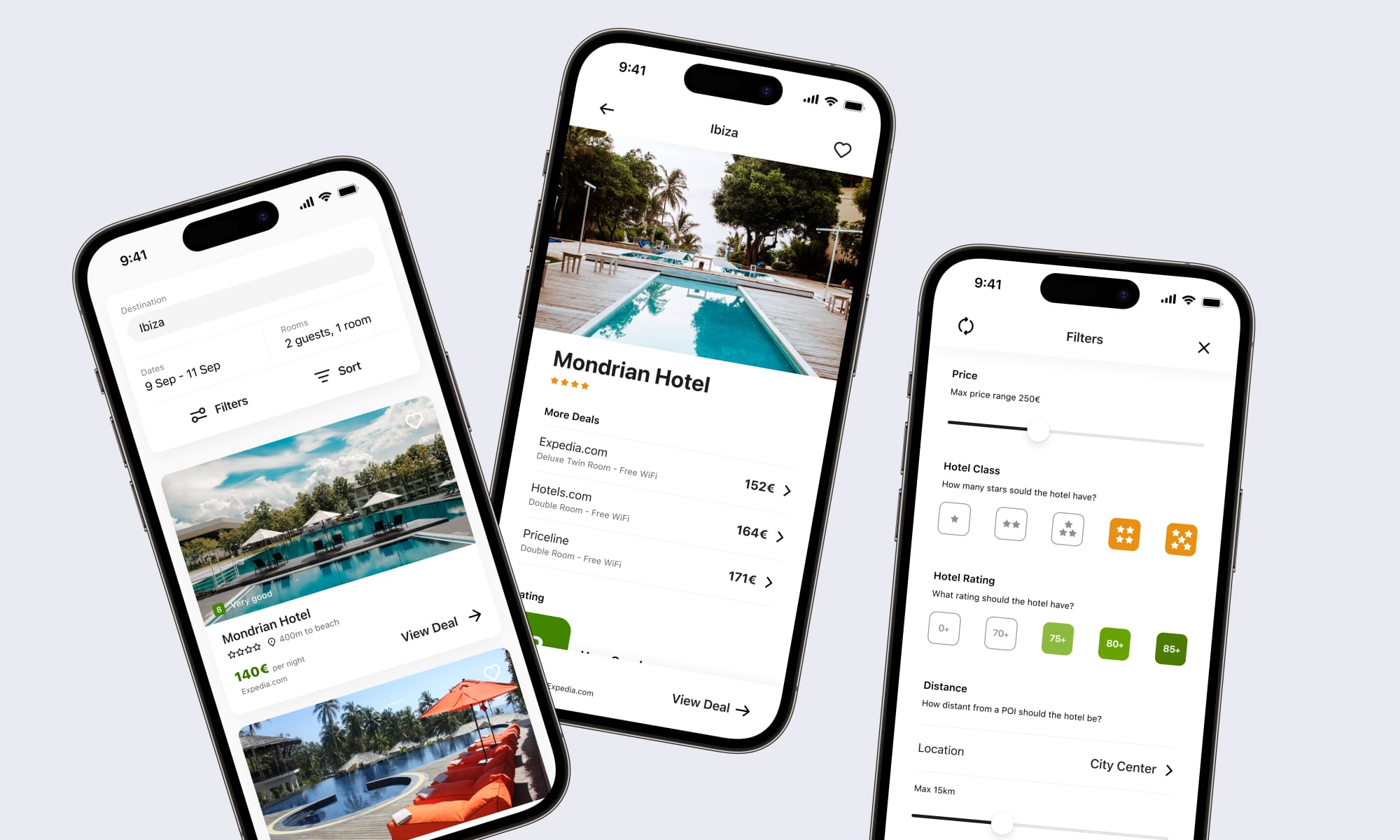 Trivago native apps