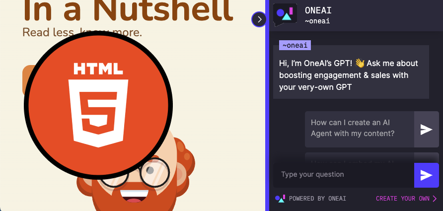 How to Embed your OneAI Agent