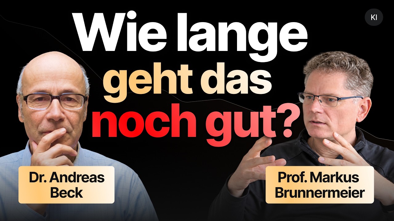 Andreas Beck und Markus Brunnermeier im Gespräch