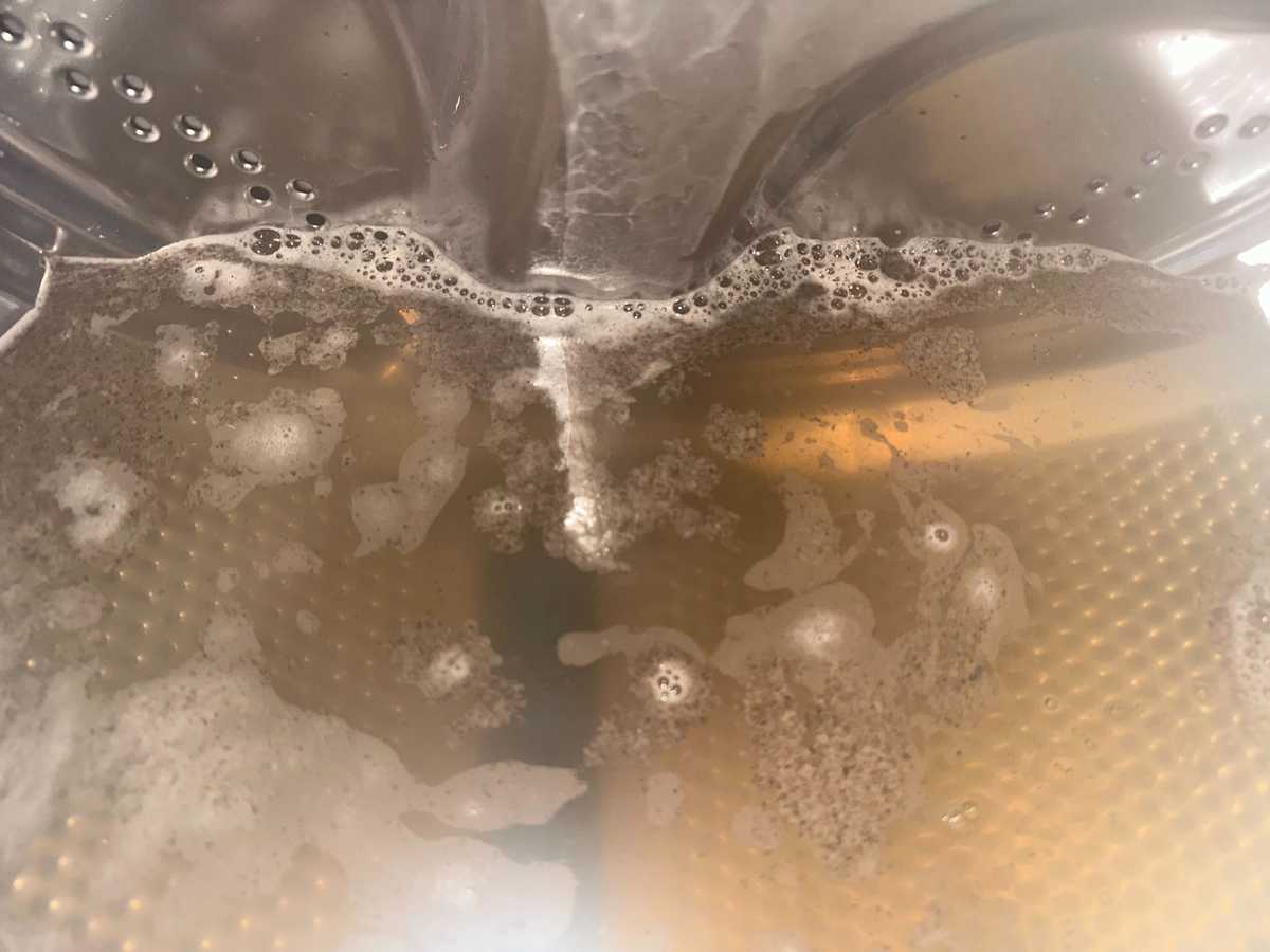 清洗專員現場直擊！這部Electrolux前置式洗衣機竟然藏著泥沙色水流🚿