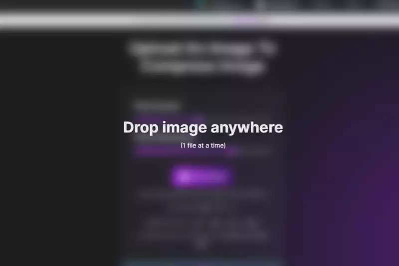 you can also drag and drop the image for uploading