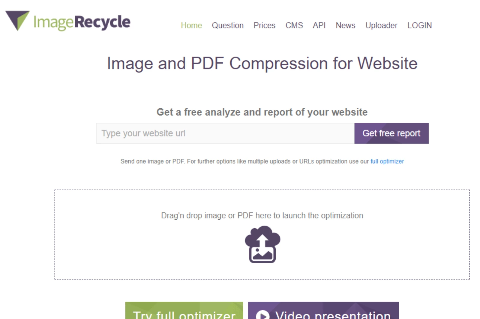 Home Page of ImageRecycle