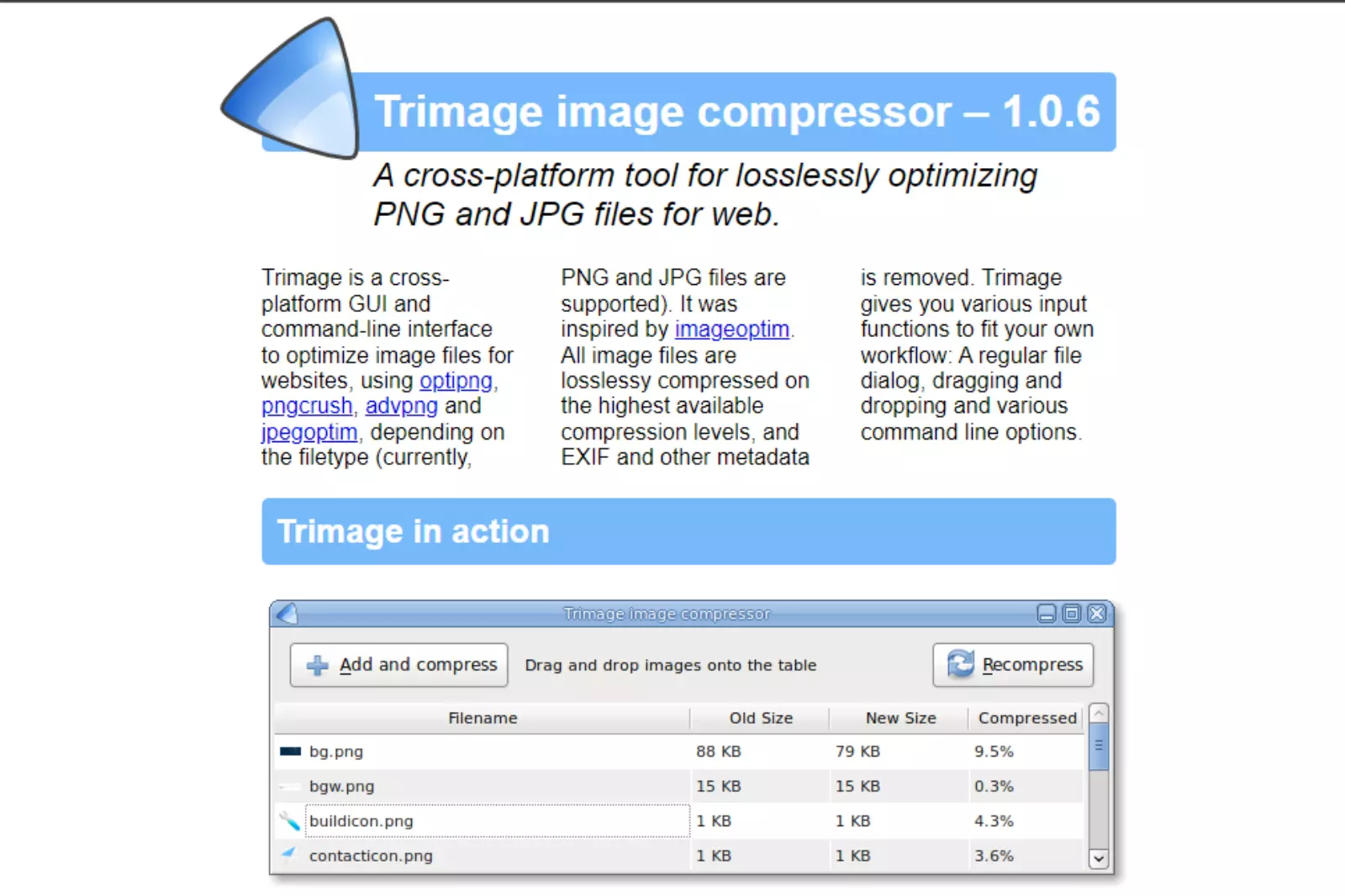 Home Page of TinyImage