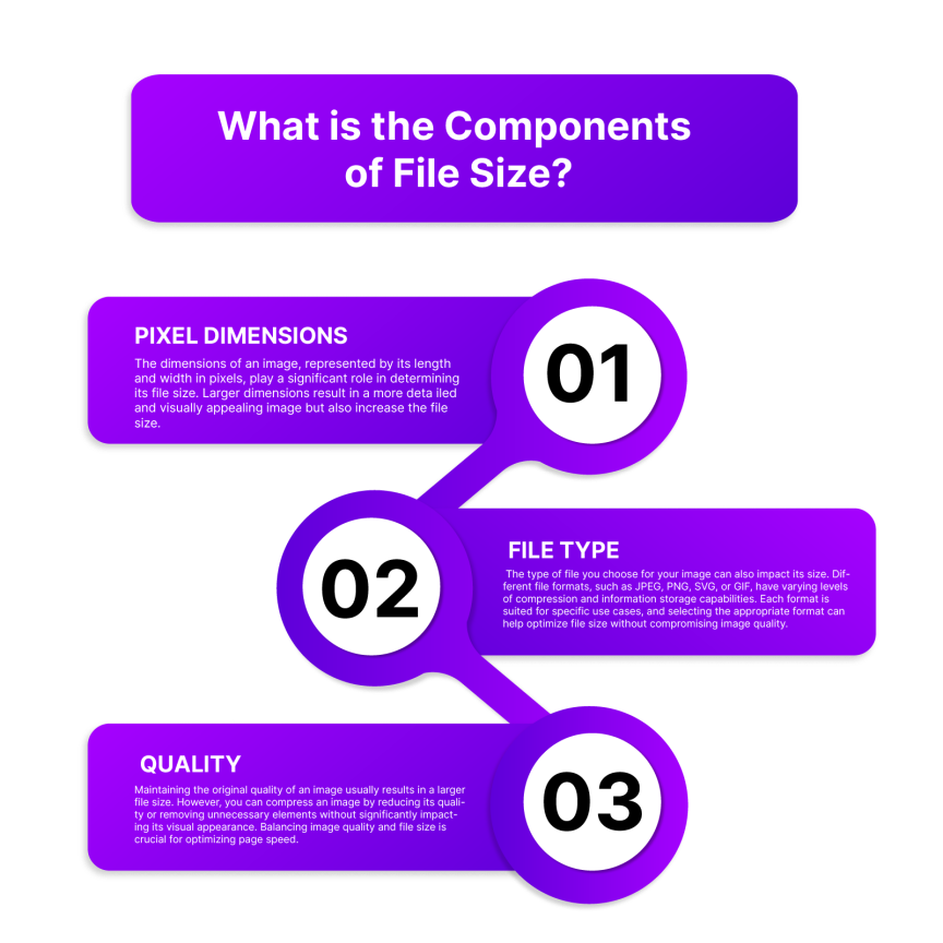 What is the Components of File Size?