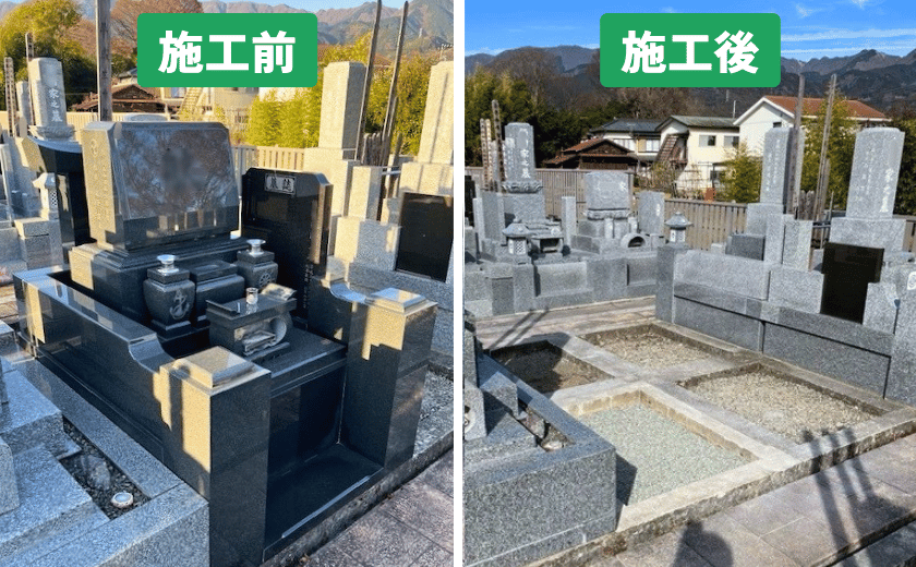 お寺への相談方法から墓じまい工事まで一貫してサポート