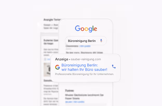 Bild von Google ads Suchanzeigen Vorschau